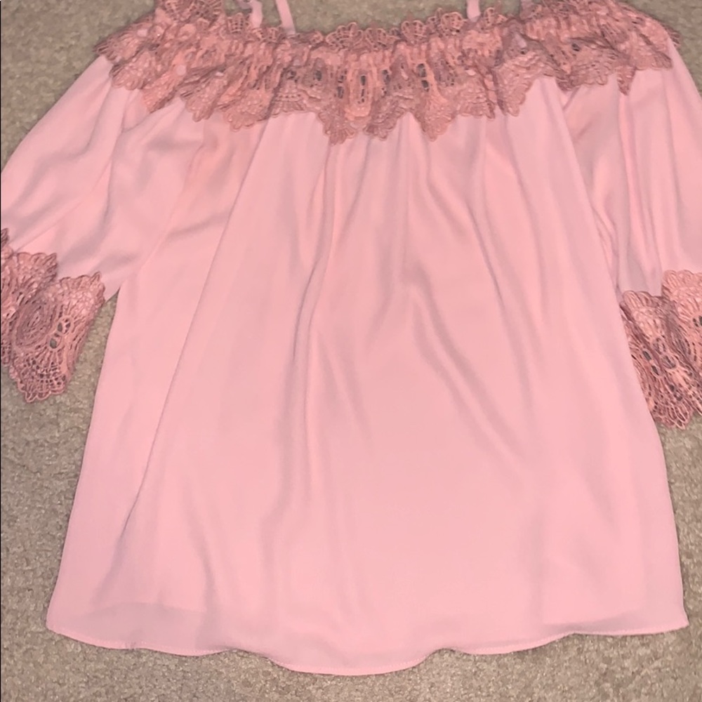 by&by off the shoulder blouse